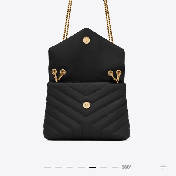 Saint Laurent: Lou Lou Small (Black & Gold)🖤 - Picture 3 of 15